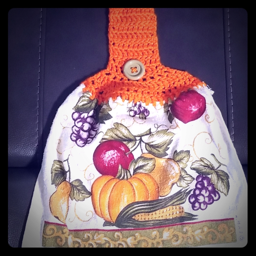 CROCHET KITCHEN TOWEL